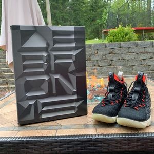 LeBron 15 bright crimson